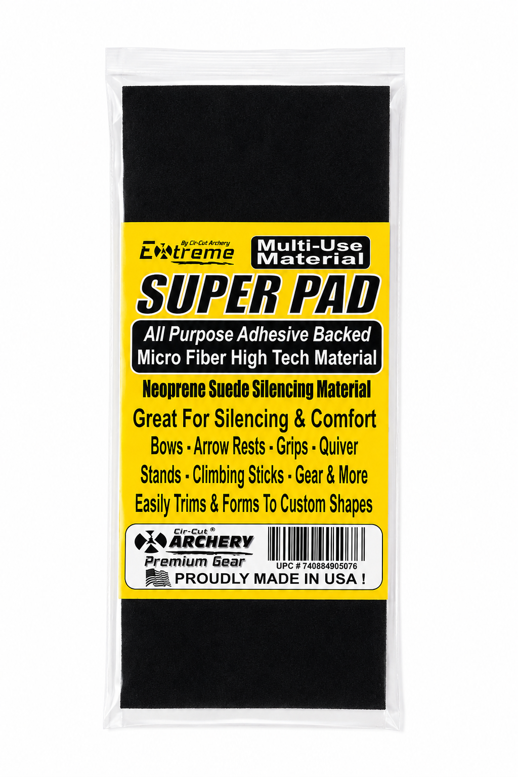 Extreme Neoprene Super Pad Adhesive Backed Bow & Gear Silencing Material